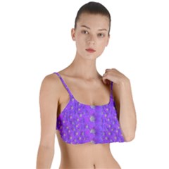 Paradise Flowers In A Peaceful Environment Of Floral Freedom Layered Top Bikini Top  by pepitasart