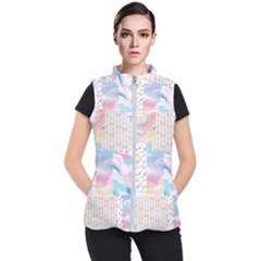 Pastel Love Women s Puffer Vest by designsbymallika