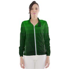 Zappwaits-green Women s Windbreaker by zappwaits