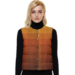 Zappwaits - Color Gradient Women s Short Button Up Puffer Vest by zappwaits