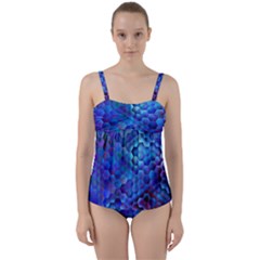 Zzzap! Twist Front Tankini Set by MRNStudios