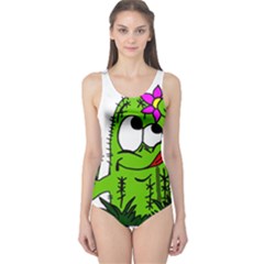 Cactus One Piece Swimsuit by IIPhotographyAndDesigns