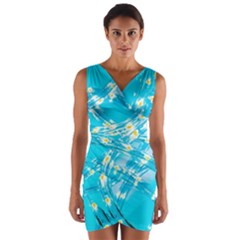 Pop Art Neuro Light Wrap Front Bodycon Dress by essentialimage365