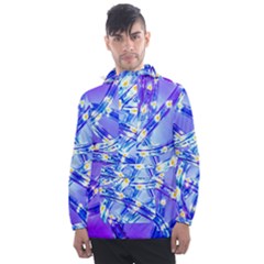 Pop Art Neuro Light Men s Front Pocket Pullover Windbreaker by essentialimage365