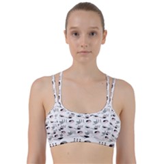 Geometry Colors Line Them Up Sports Bra by Sparkle