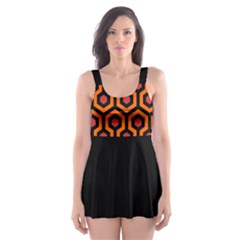 The Shining Overlook Hotel Carpet Skater Dress Swimsuit by Malvagia