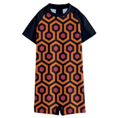 The Shining Overlook Hotel Carpet Kids  Boyleg Half Suit Swimwear by Malvagia