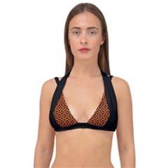 The Shining Overlook Hotel Carpet Double Strap Halter Bikini Top by Malvagia