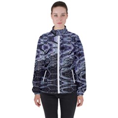 Circuits Women s High Neck Windbreaker by MRNStudios