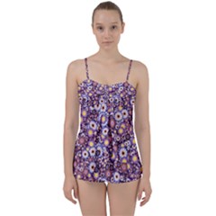 Flower Bomb 3 Babydoll Tankini Set by PatternFactory