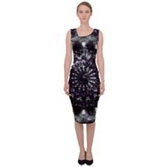 Moody Mandala Sleeveless Pencil Dress by MRNStudios