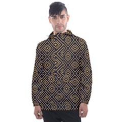 Art Deco Vector Pattern Men s Front Pocket Pullover Windbreaker by webstylecreations