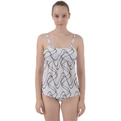 Retro Fun 821d Twist Front Tankini Set by PatternFactory