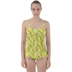 Retro Fun 821c Twist Front Tankini Set by PatternFactory