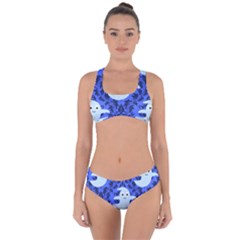 Ghost Pattern Criss Cross Bikini Set by InPlainSightStyle