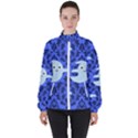 Ghost Pattern Women s High Neck Windbreaker View1