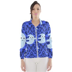 Ghost Pattern Women s Windbreaker by InPlainSightStyle