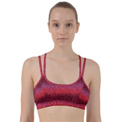 Red Sequins Line Them Up Sports Bra by SychEva