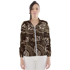 Folk Flowers Pattern  Women s Windbreaker by Eskimos