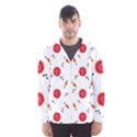 Slices Of Red And Juicy Watermelon Men s Hooded Windbreaker View1