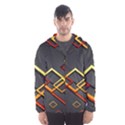 Modern Geometry Men s Hooded Windbreaker View1