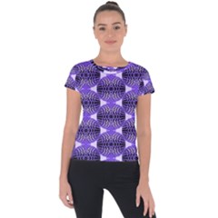 Modern Globes Short Sleeve Sports Top  by Sparkle