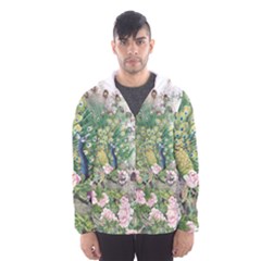 Peafowl Peacock Feather-beautiful Men s Hooded Windbreaker by Sudhe