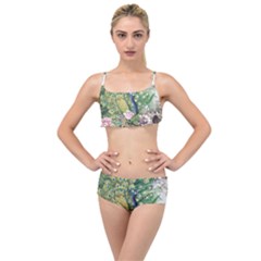 Peafowl Peacock Feather-beautiful Layered Top Bikini Set by Sudhe