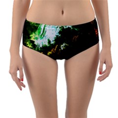 Science-fiction-forward-futuristic Reversible Mid-waist Bikini Bottoms by Sudhe