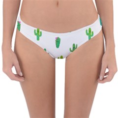 Funny Cacti With Muzzles Reversible Hipster Bikini Bottoms by SychEva