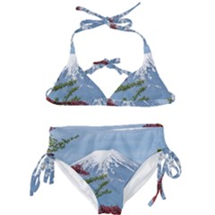 Mountain-mount-landscape-japanese Kids  Classic Bikini Set by Sudhe