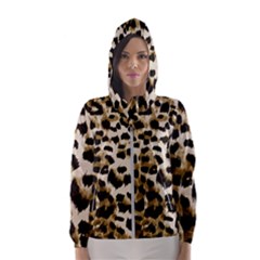 Leopard-print 2 Women s Hooded Windbreaker by skindeep
