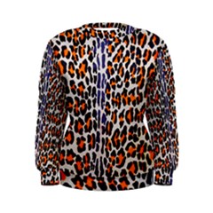 Fur-leopard 5 Women s Sweatshirt by skindeep