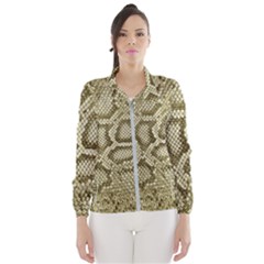 Leatherette Snake 4 Women s Windbreaker by skindeep