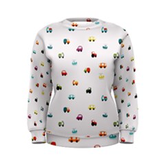 Cute Bright Little Cars Women s Sweatshirt by SychEva