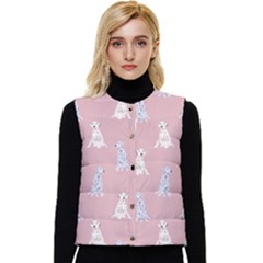 Dalmatians Favorite Dogs Women s Short Button Up Puffer Vest by SychEva