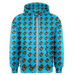 Monarch Butterfly Print Men s Zipper Hoodie by Kritter