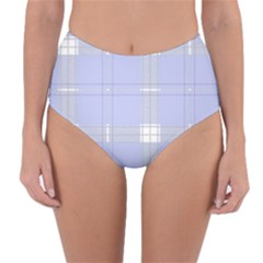 Lighblu Plaid Reversible High-waist Bikini Bottoms by snowwhitegirl