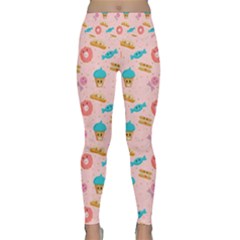 Funny Sweets With Teeth Lightweight Velour Classic Yoga Leggings by SychEva