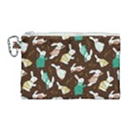Easter rabbit pattern Canvas Cosmetic Bag (Large)
