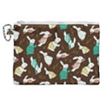 Easter rabbit pattern Canvas Cosmetic Bag (XL)