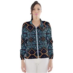 Blue Pattern Women s Windbreaker by Dazzleway