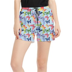 Watercolor Butterflies Runner Shorts by SychEva