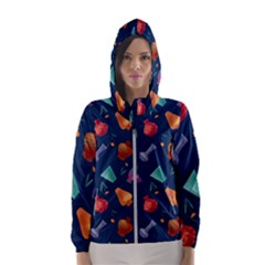 Jugs And Vases Women s Hooded Windbreaker by SychEva