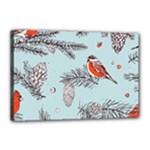 Christmas birds Canvas 18  x 12  (Stretched)