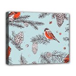 Christmas birds Deluxe Canvas 20  x 16  (Stretched)