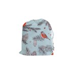 Christmas birds Drawstring Pouch (Small)