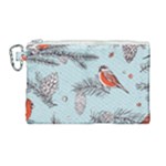 Christmas birds Canvas Cosmetic Bag (Large)