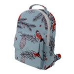 Christmas birds Flap Pocket Backpack (Large)