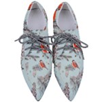 Christmas birds Pointed Oxford Shoes